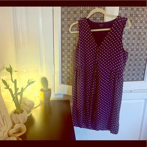 MADEWELL silk polka dot dress